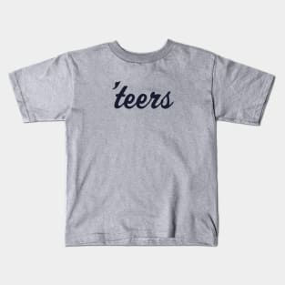 'teers Musketeer Script Kids T-Shirt